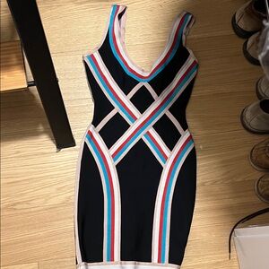 Herve Leger Multicolor Bodycon Dress